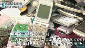 日本小型家電回收制度面臨困境 僅三成自治體參與